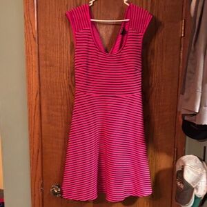 Pink Striped Maxi Dress